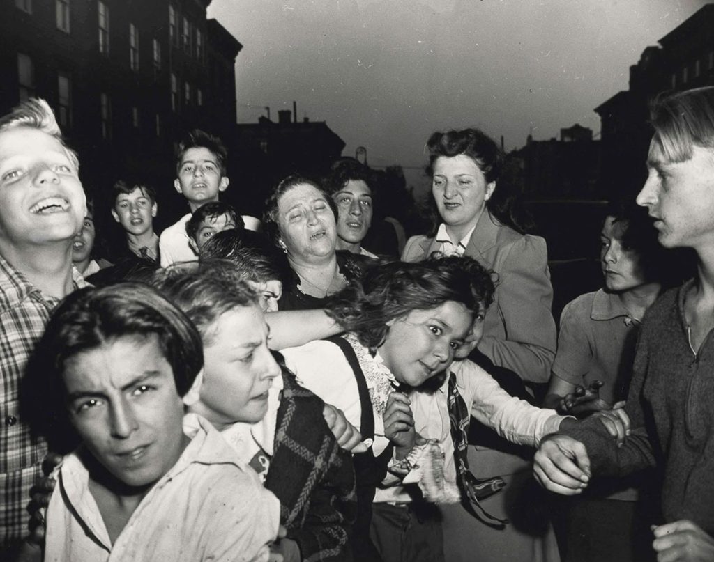 Weegee, "Their First Murder" (1936)
