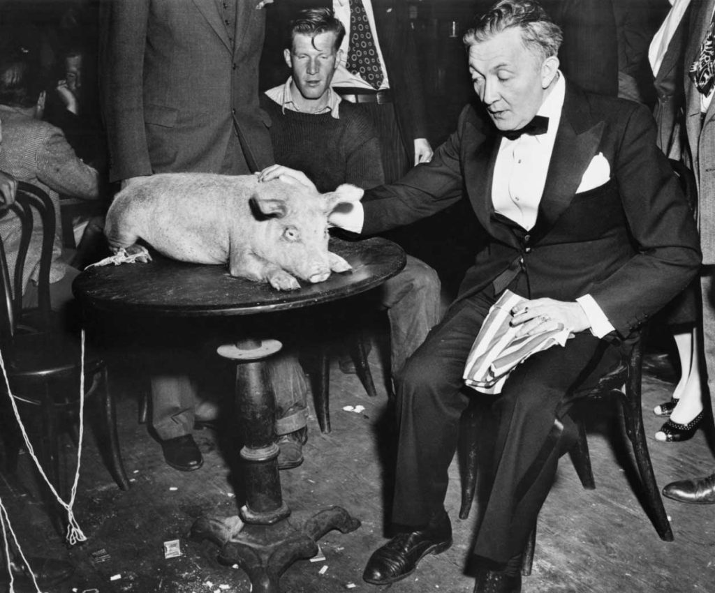 Weegee, After the Opera Sammy's on The Bowery, 1943-45